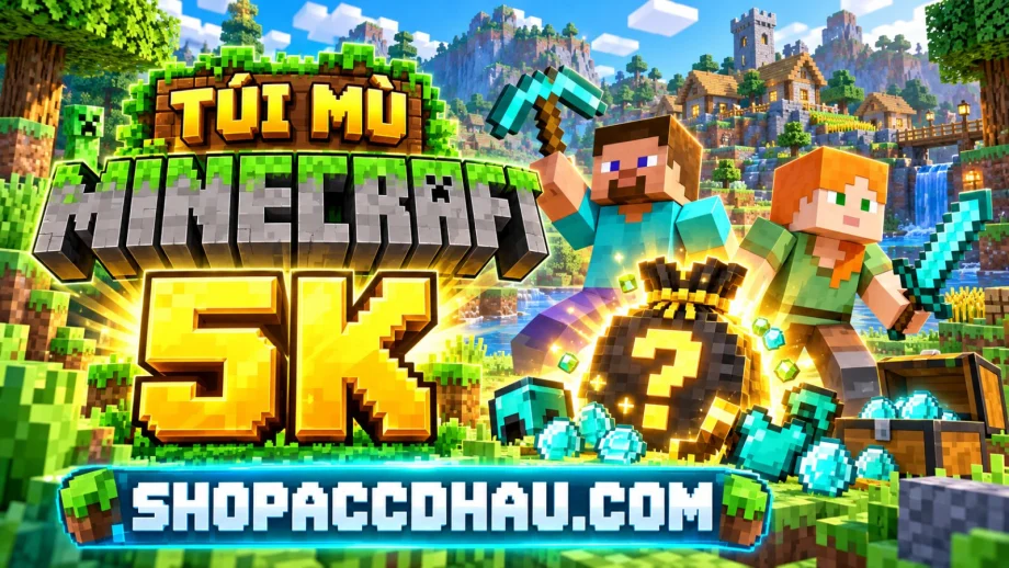 TÚI MÙ MINECRAFT 5K