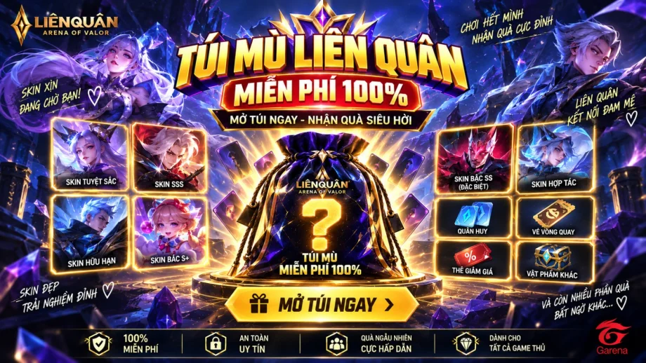 TÚI MÙ LIÊN QUÂN MIỄN PHÍ