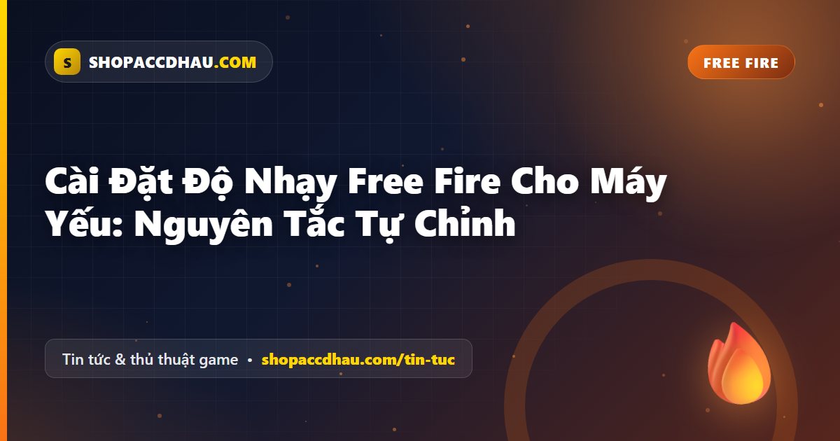 Cài Đặt Độ Nhạy Free Fire Cho Máy Yếu: Nguyên Tắc Tự Chỉnh